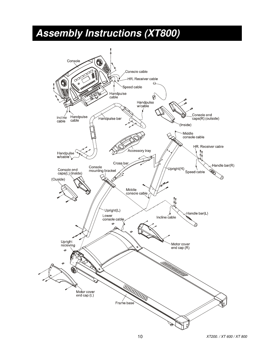 Assembly instructions (xt800) | Spirit XT800 User Manual | Page 11 / 15