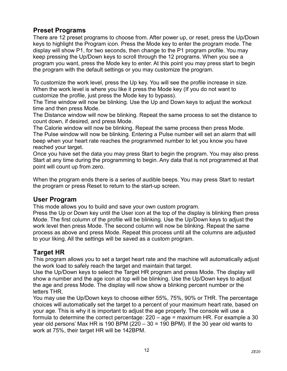 Spirit ZE20 User Manual | Page 13 / 15