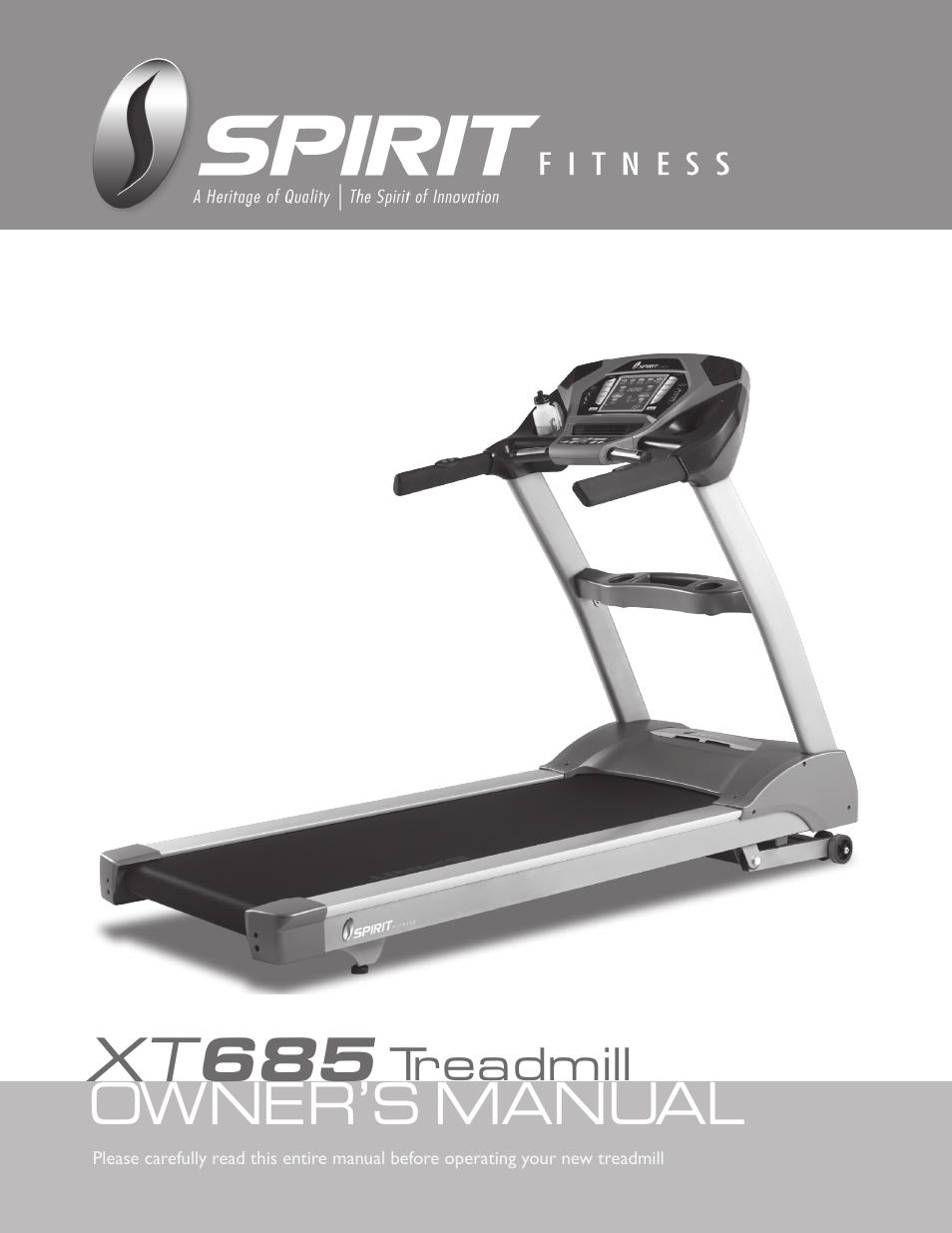 Spirit XT685 User Manual | 38 pages