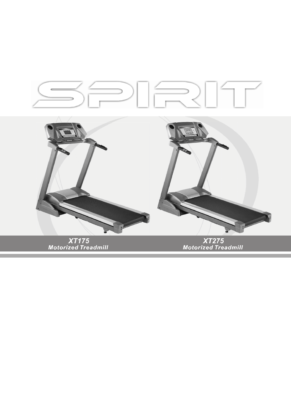 Spirit XT175 User Manual | 28 pages
