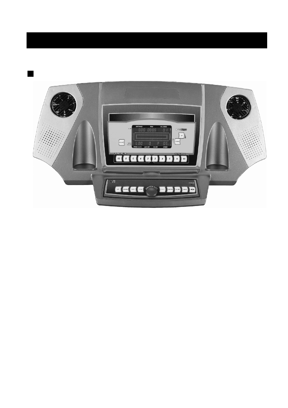 Operation of your treadmill | Spirit XT175 User Manual | Page 11 / 28