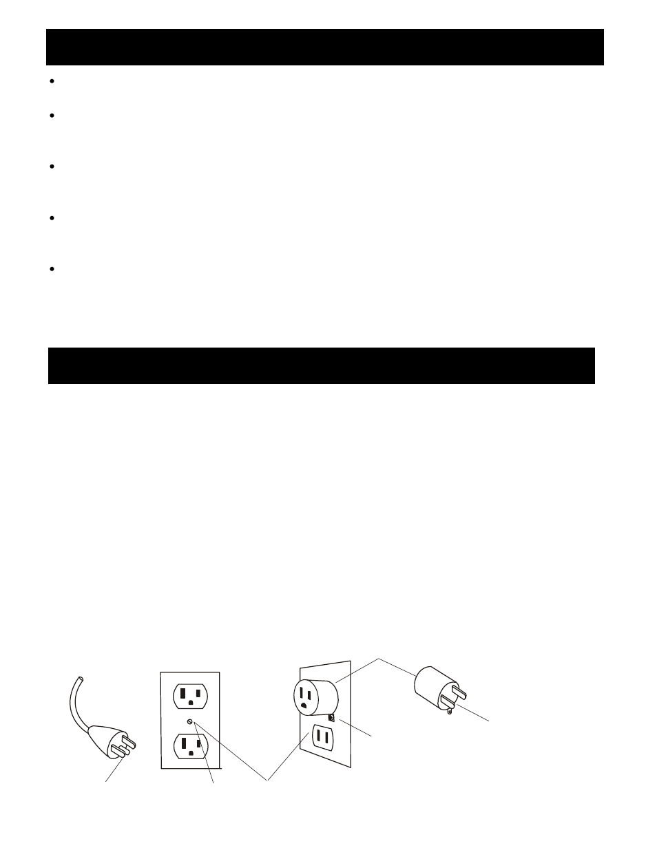 Important operation instructions, Grounding instructions | Spirit Z500 User Manual | Page 5 / 28