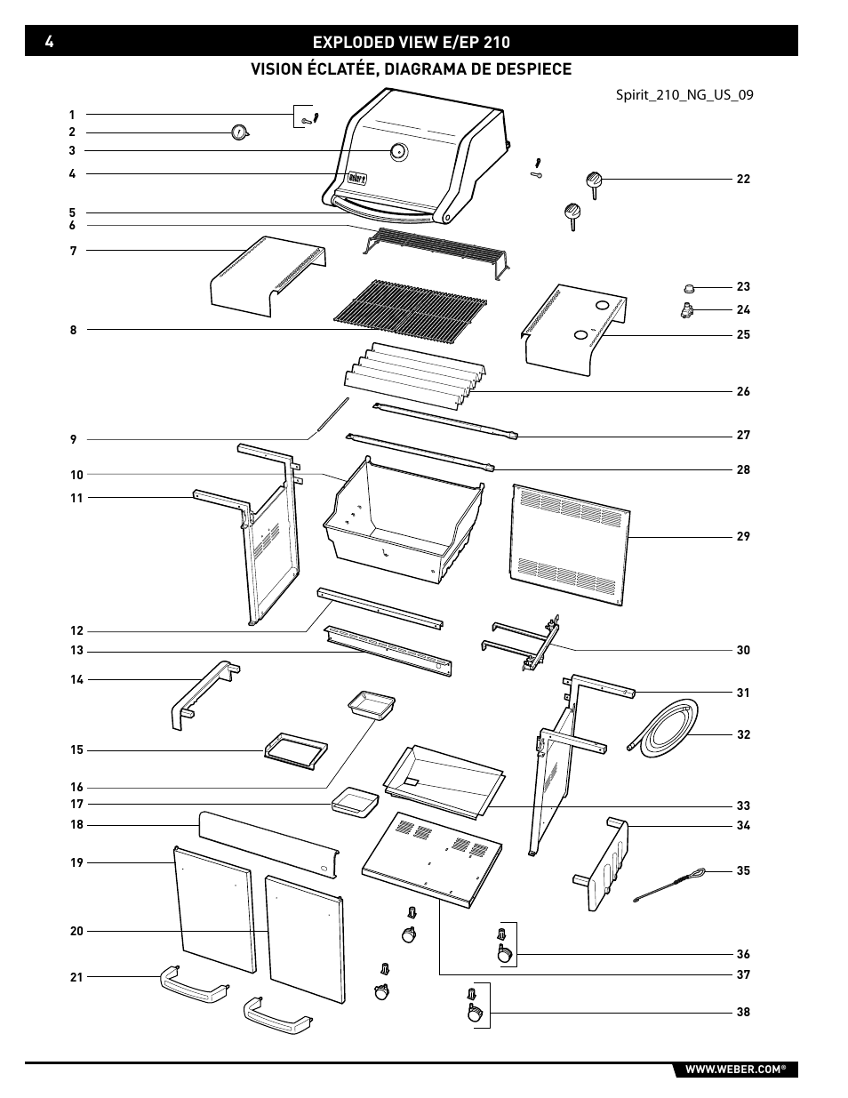 Spirit E/EP - 210/310 User Manual | Page 4 / 44