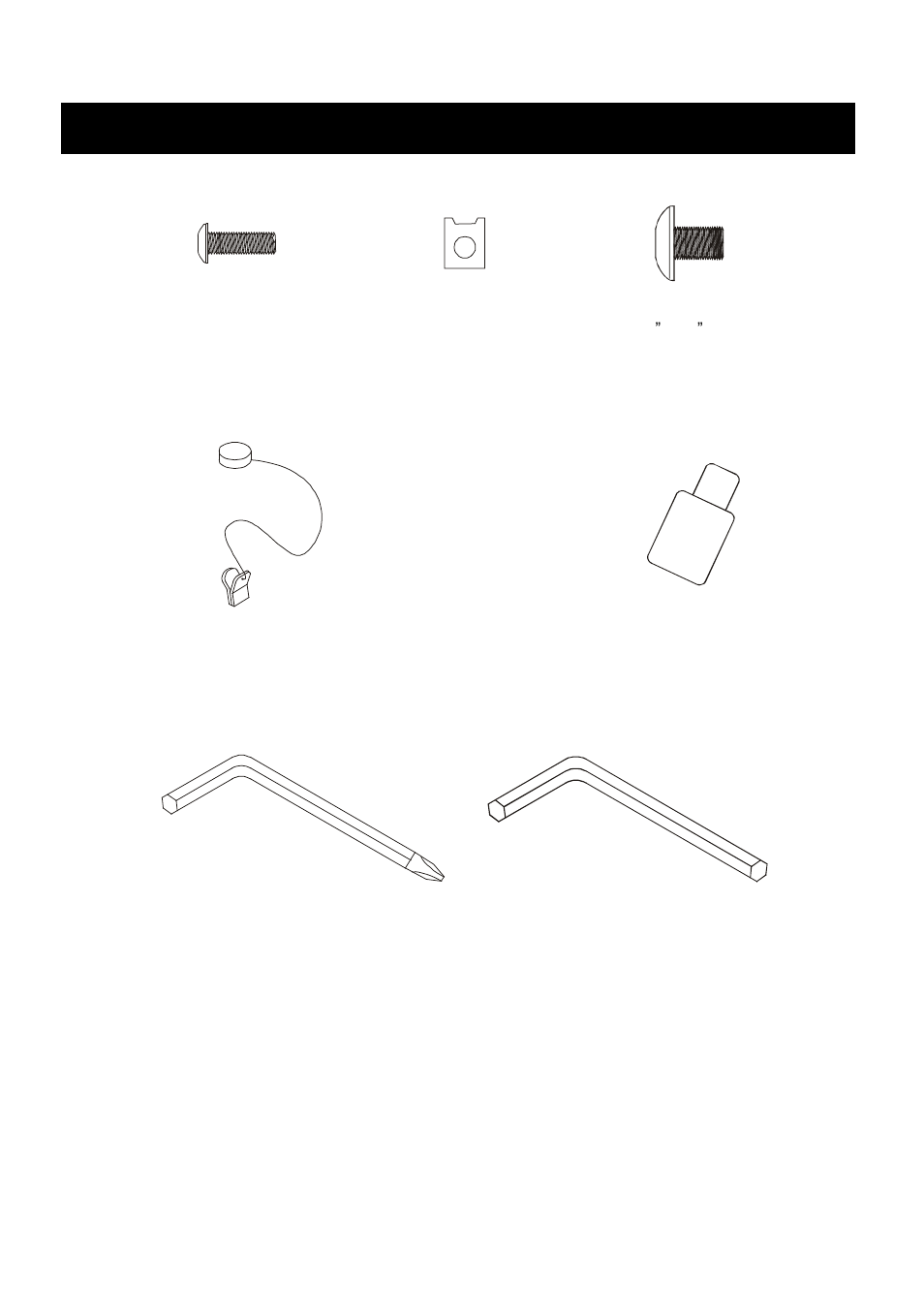 Assembly pack check list (et8 / et6) | Spirit Esprit ET8 User Manual | Page 7 / 27