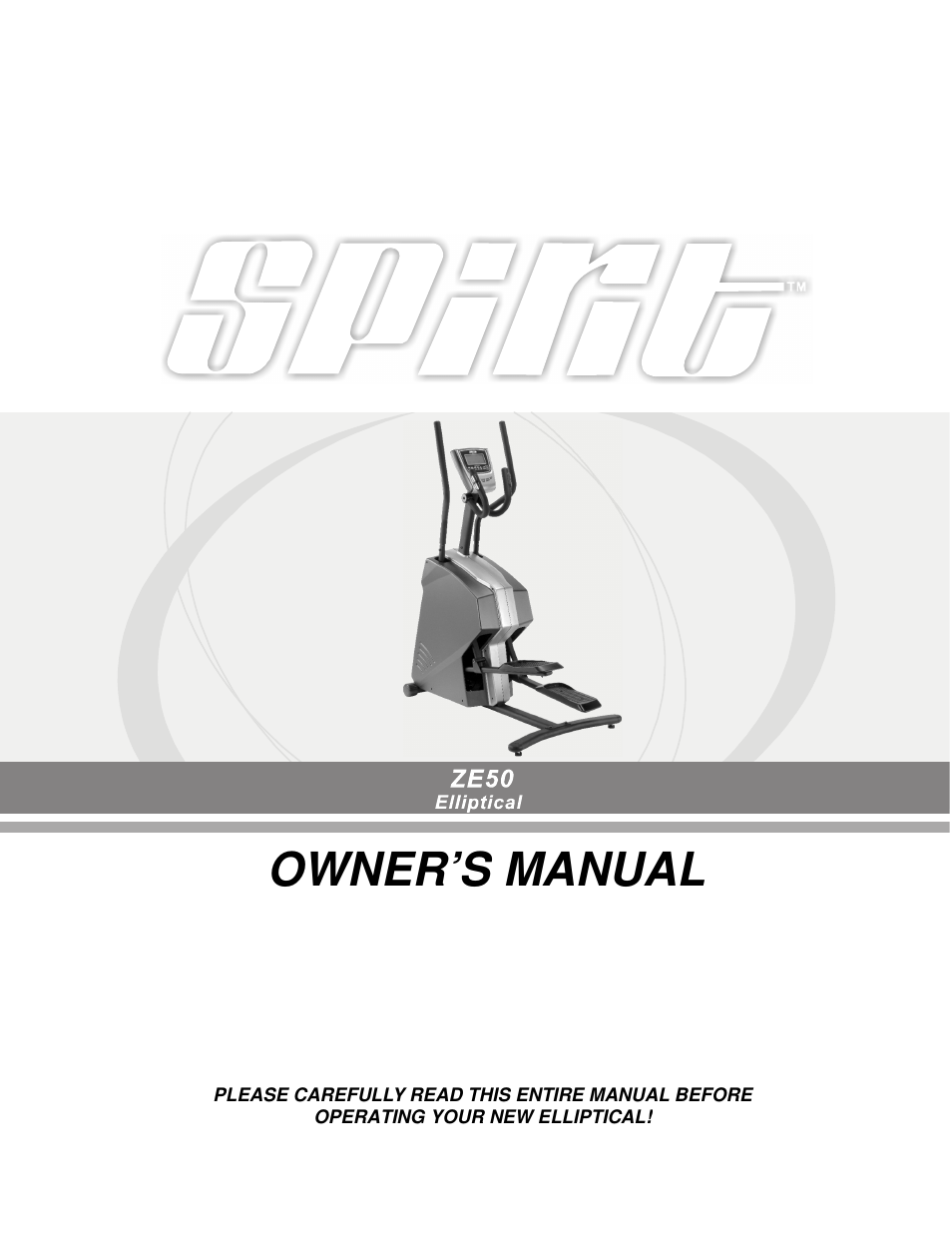 Spirit Z100 User Manual | 14 pages