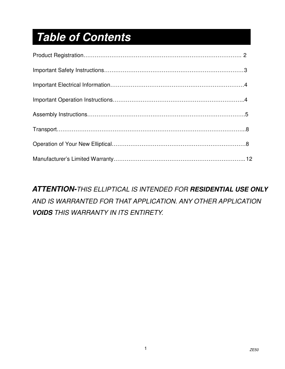 Spirit Z100 User Manual | Page 2 / 14