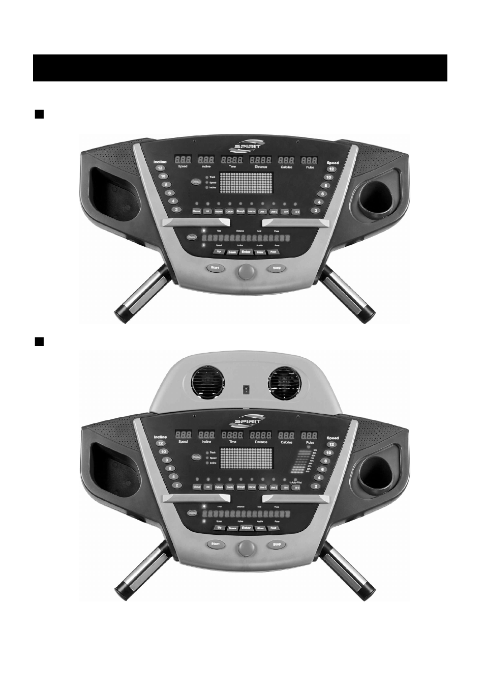 Operation of your treadmill | Spirit Z900 User Manual | Page 12 / 24