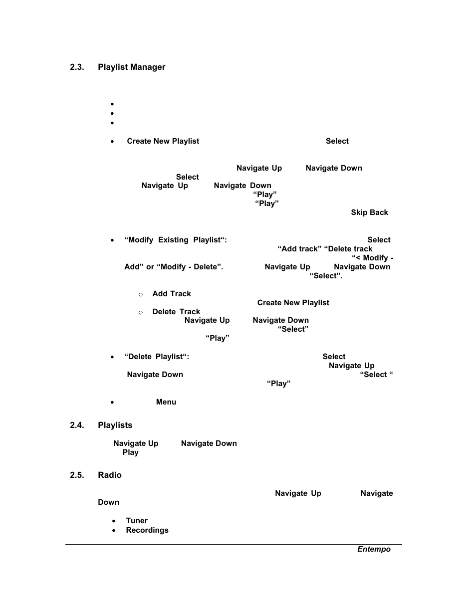 Spirit PLAYER User Manual | Page 12 / 20