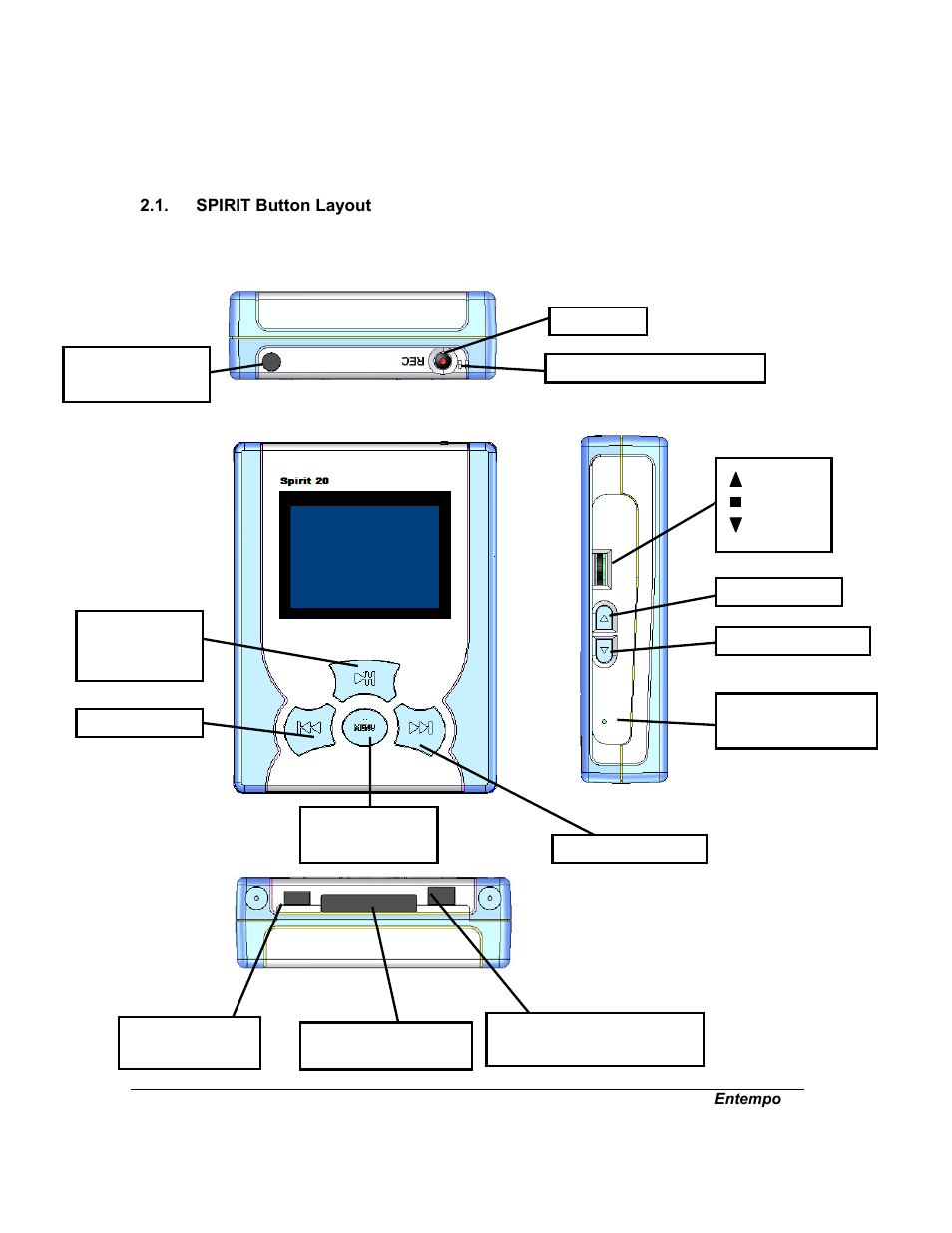 Chapter 2 – using spirit once charged | Spirit PLAYER User Manual | Page 7 / 20