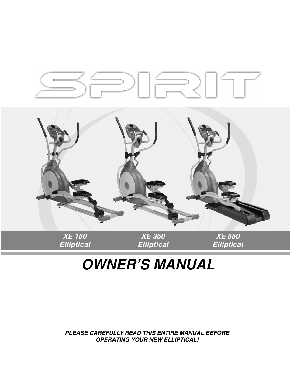 Spirit 550 User Manual | 35 pages