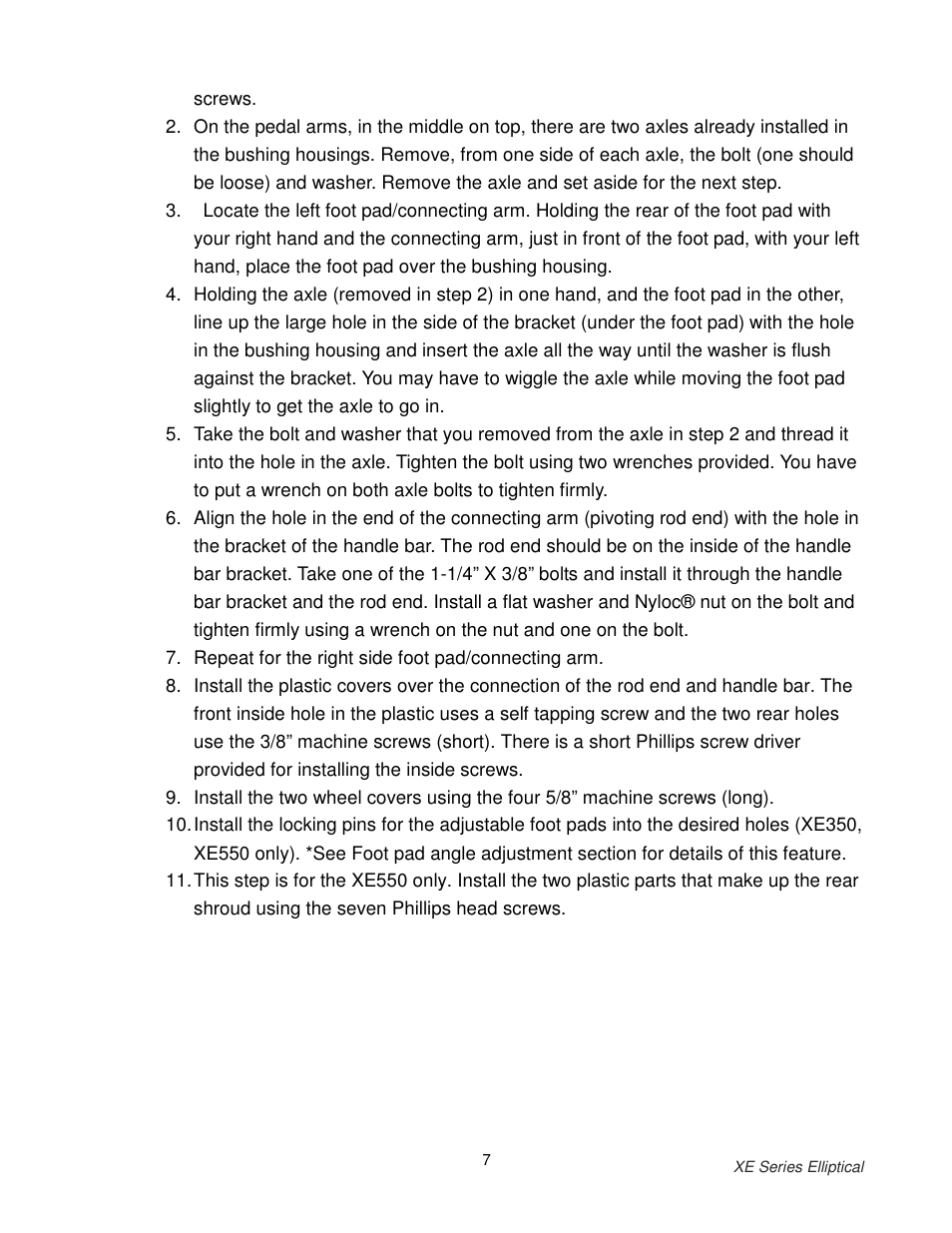 Spirit 550 User Manual | Page 8 / 35
