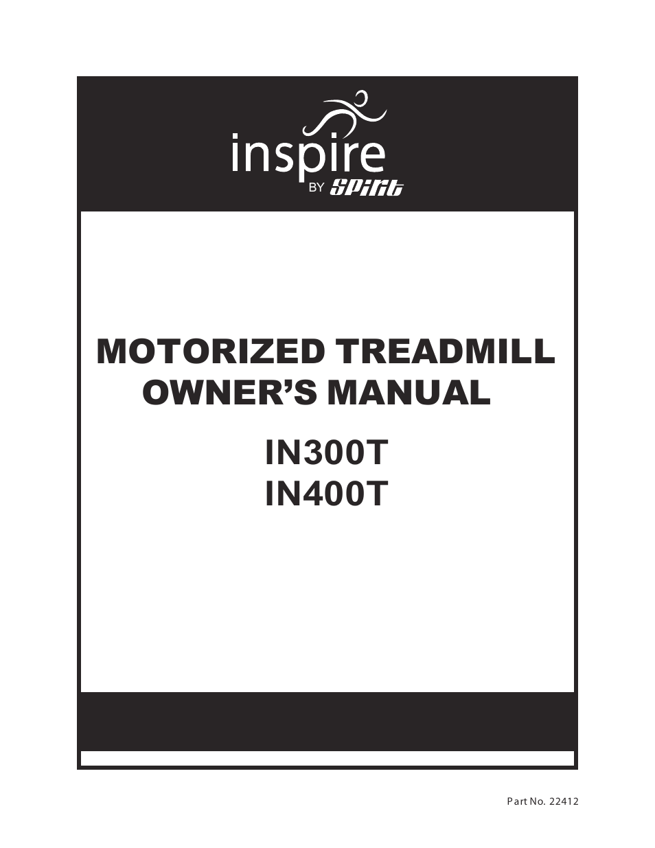 Spirit IN400T User Manual | 18 pages