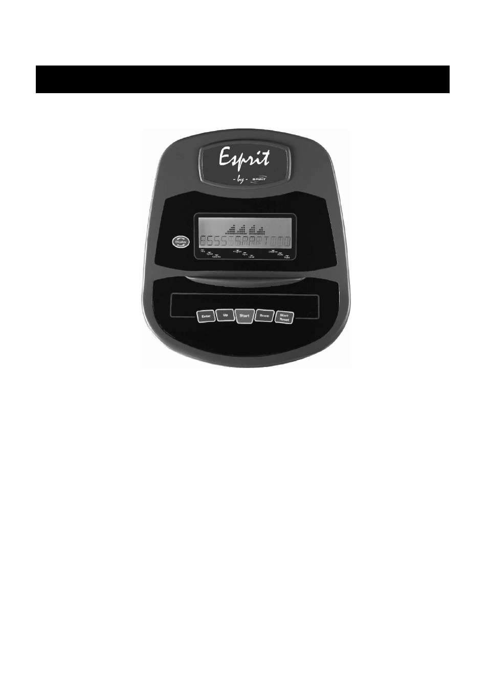 Operation of your elliptical | Spirit EL 3 Elliptical User Manual | Page 20 / 39