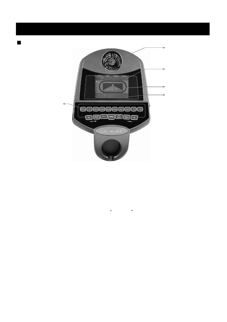 Operation of your elliptical | Spirit XE400 User Manual | Page 17 / 29