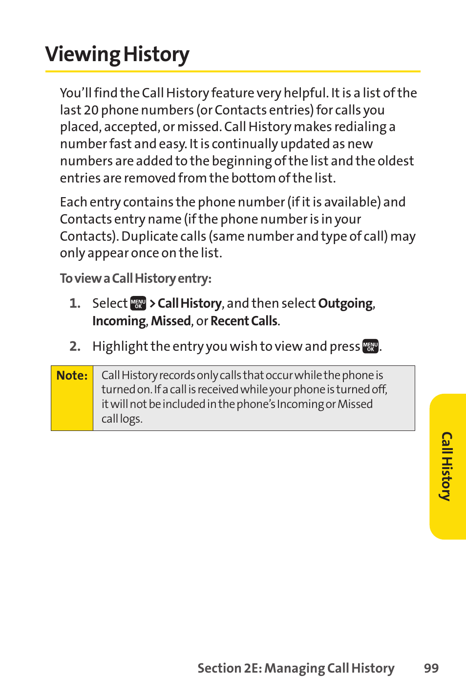 Viewing history | Spirit M1 User Manual | Page 117 / 351