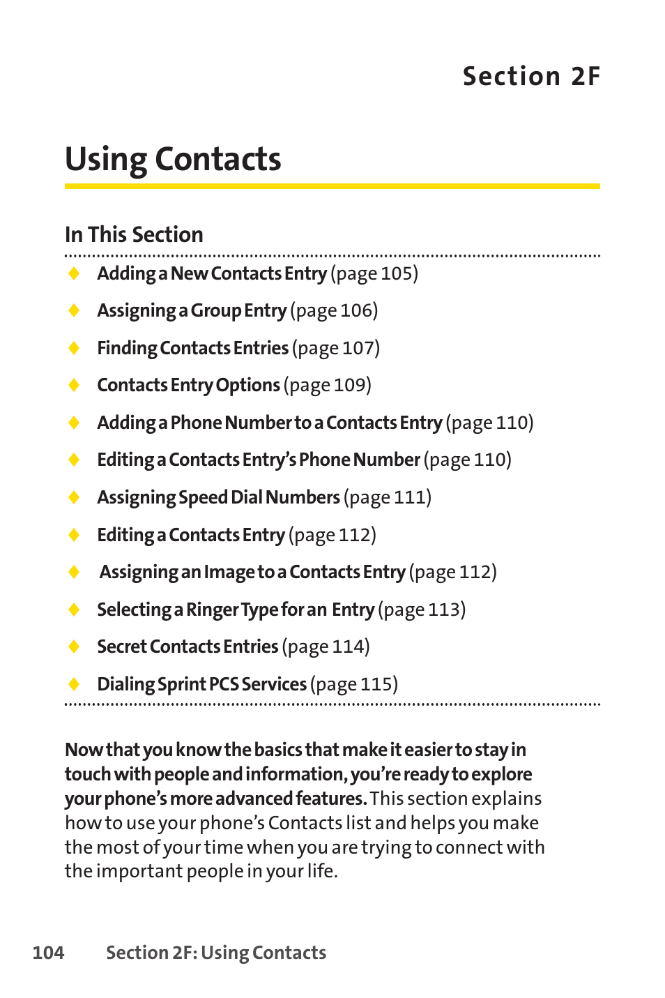 Using contacts | Spirit M1 User Manual | Page 122 / 351