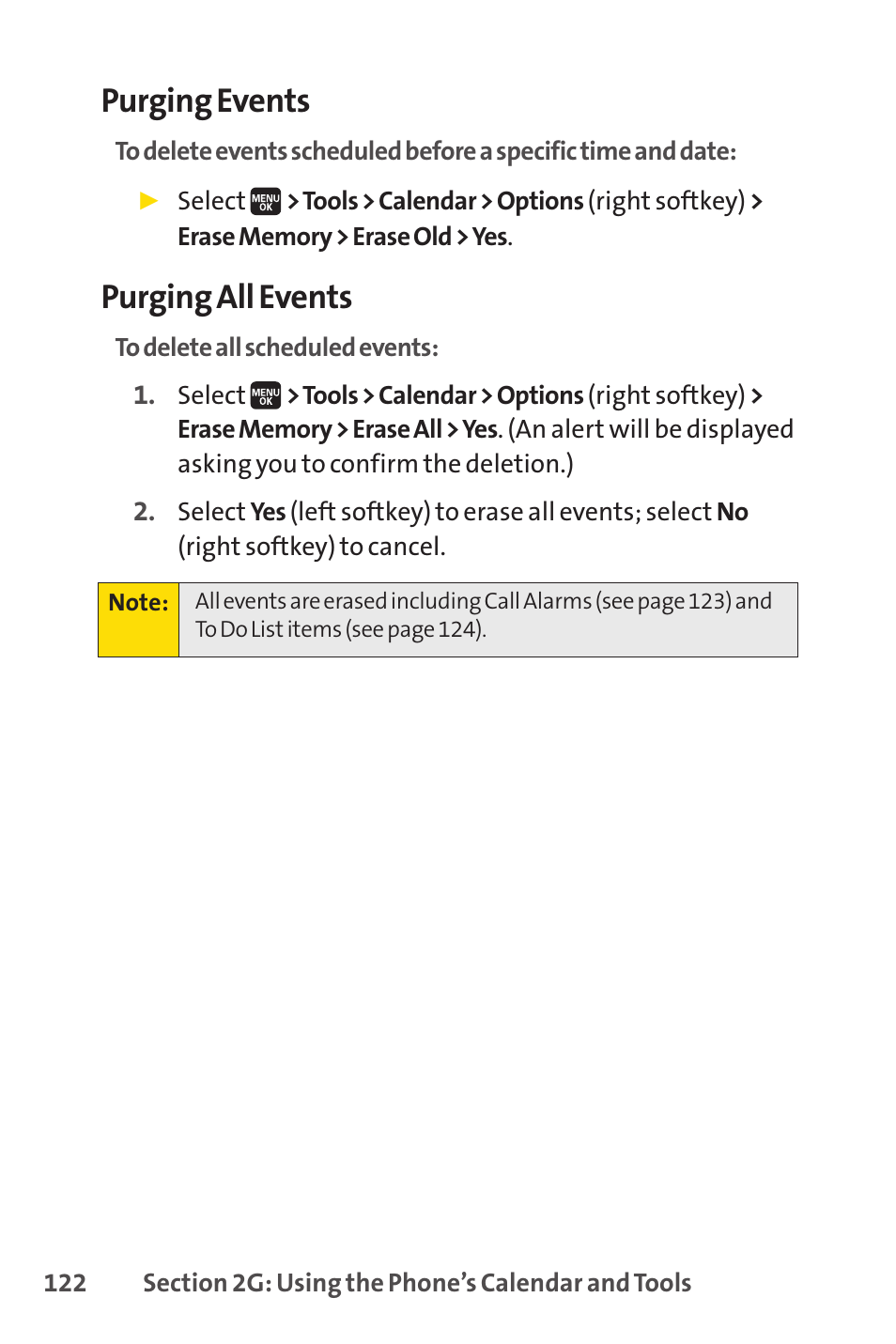 Purging events, Purging all events | Spirit M1 User Manual | Page 140 / 351