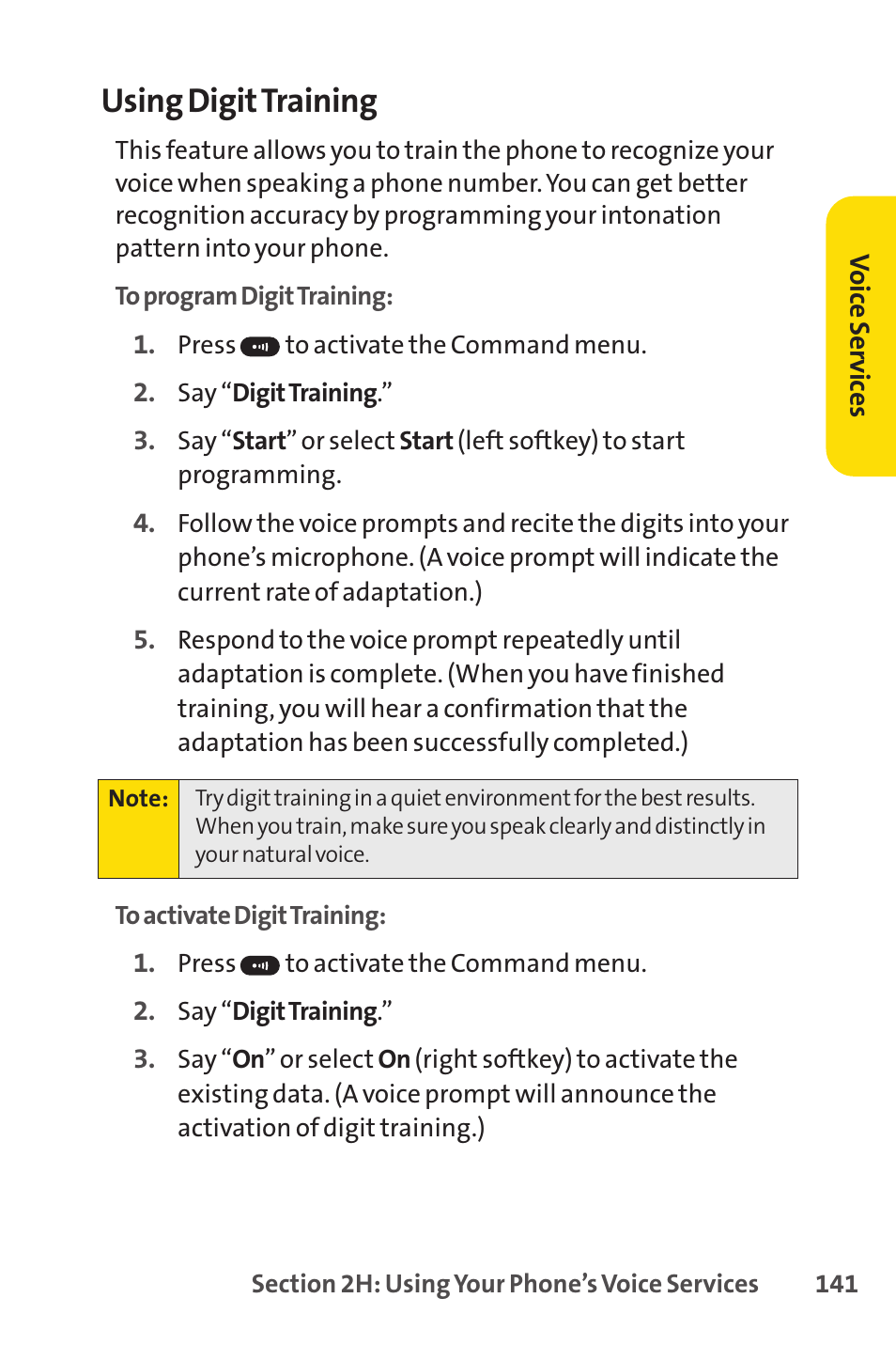 Using digittraining | Spirit M1 User Manual | Page 159 / 351