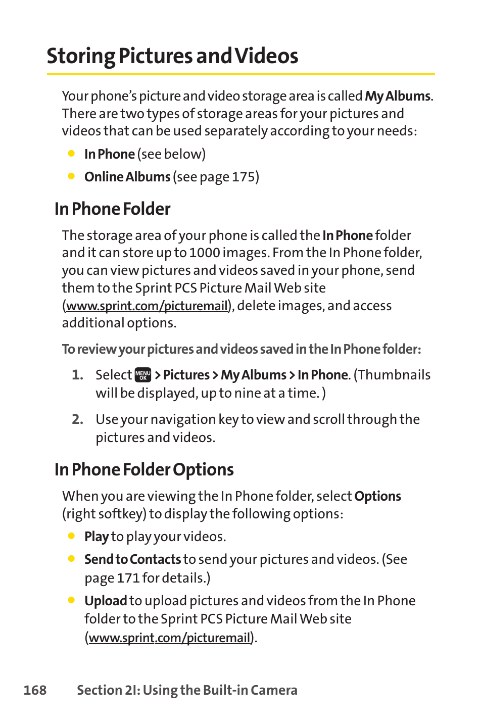 Storing pictures and videos | Spirit M1 User Manual | Page 186 / 351