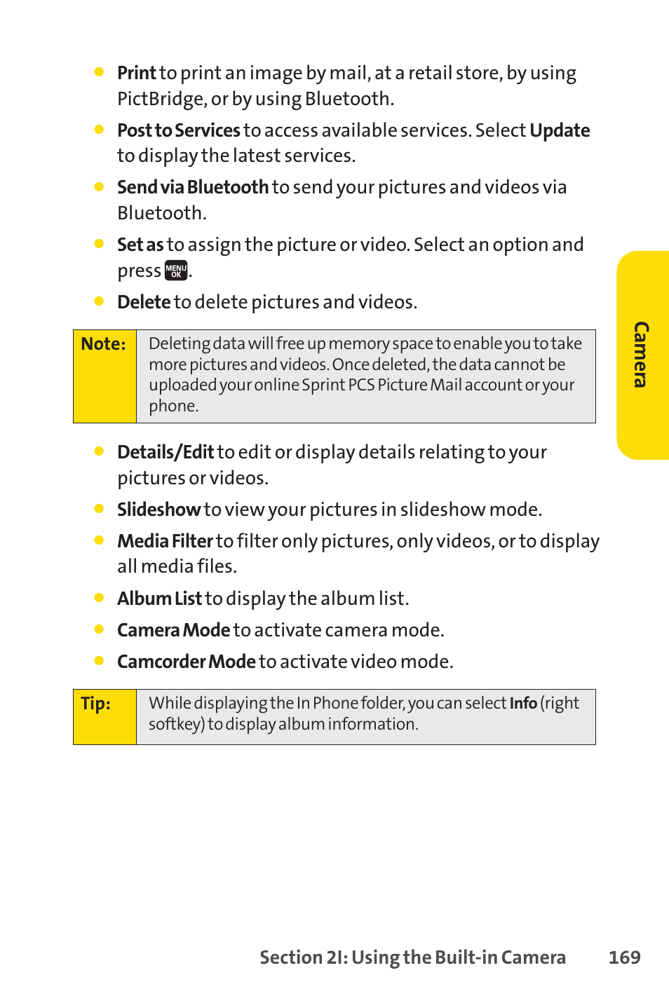 Ca m er a | Spirit M1 User Manual | Page 187 / 351