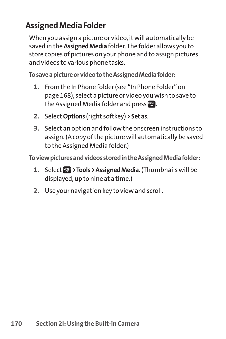 Assigned media folder | Spirit M1 User Manual | Page 188 / 351