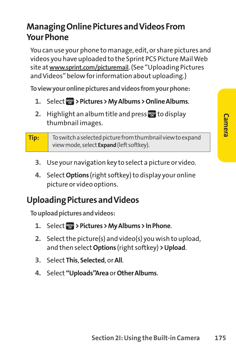 Uploading pictures and videos | Spirit M1 User Manual | Page 193 / 351