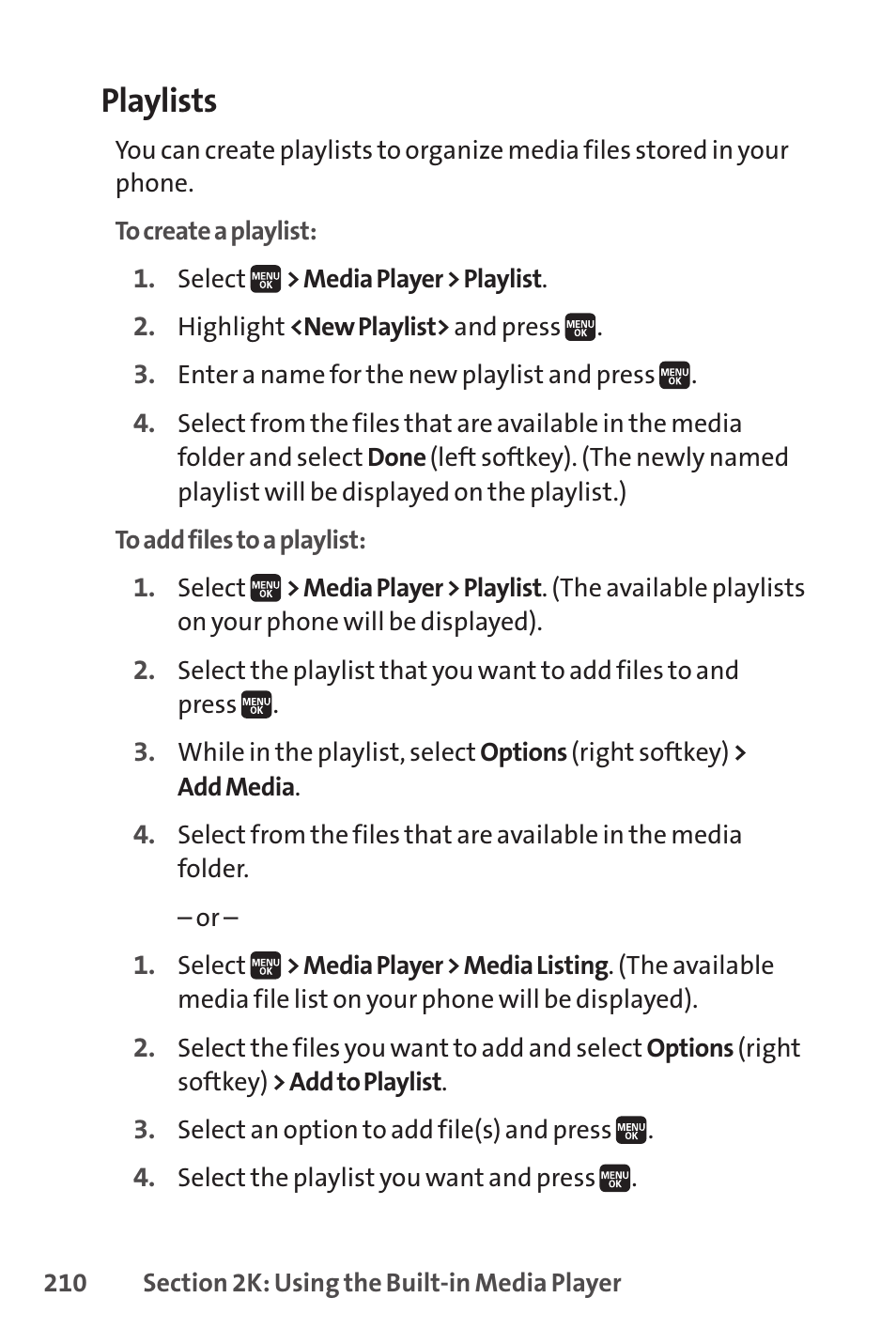 Playlists | Spirit M1 User Manual | Page 228 / 351