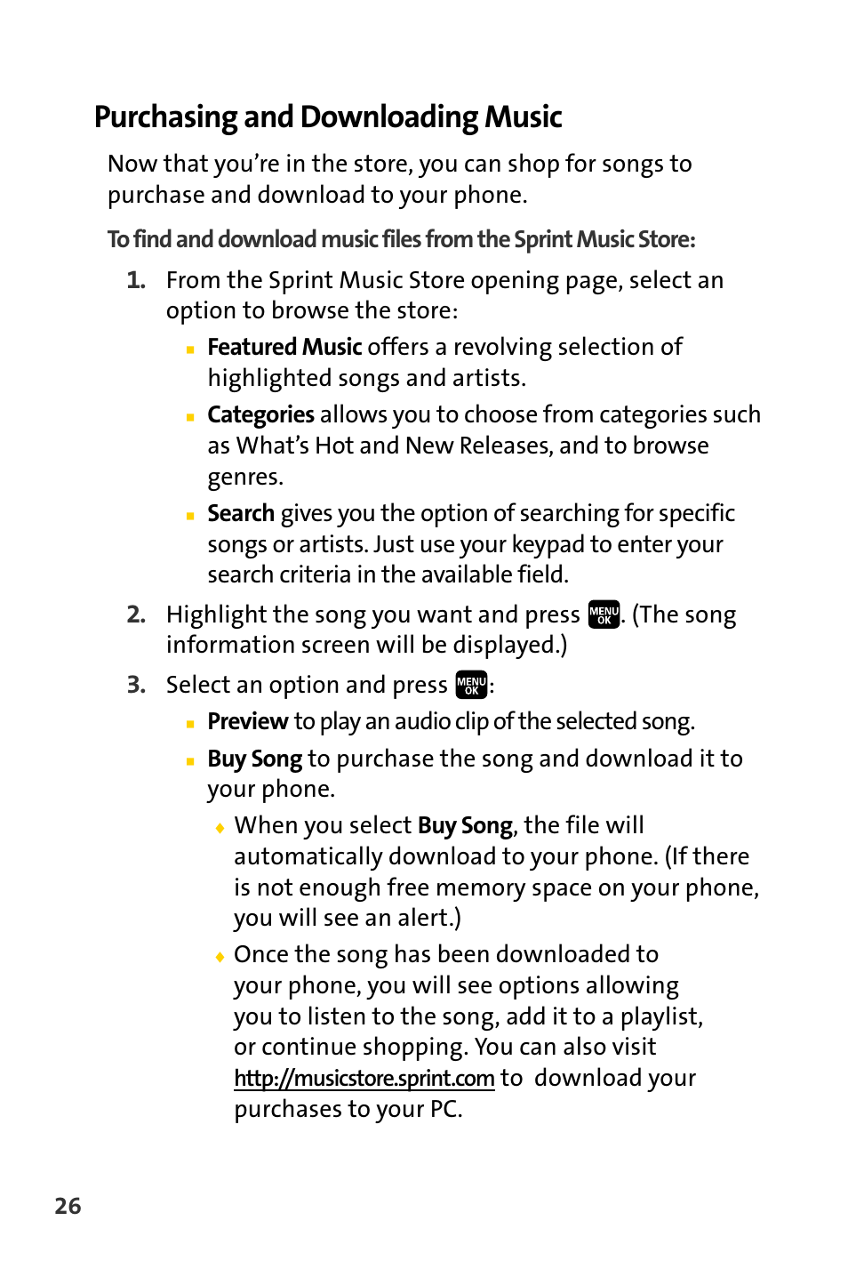 Purchasing and downloading music | Spirit M1 User Manual | Page 318 / 351