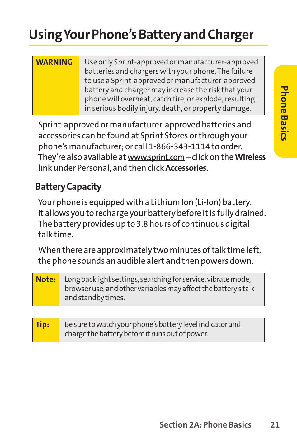 Using your phone's battery and charger, Using your phone’s battery and charger | Spirit M1 User Manual | Page 39 / 351