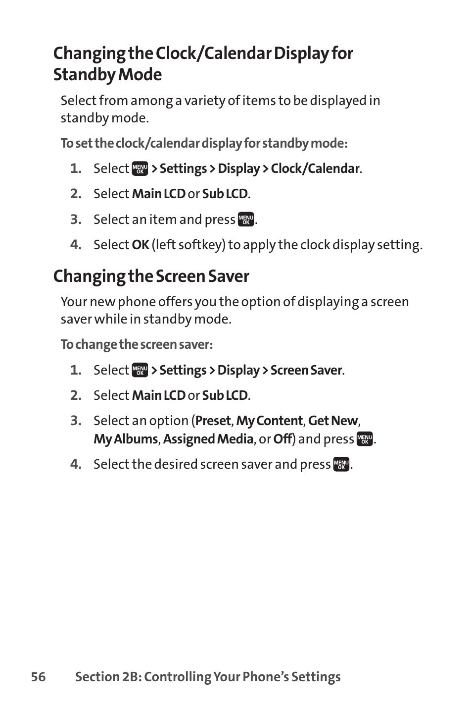 Changing the screen saver | Spirit M1 User Manual | Page 74 / 351