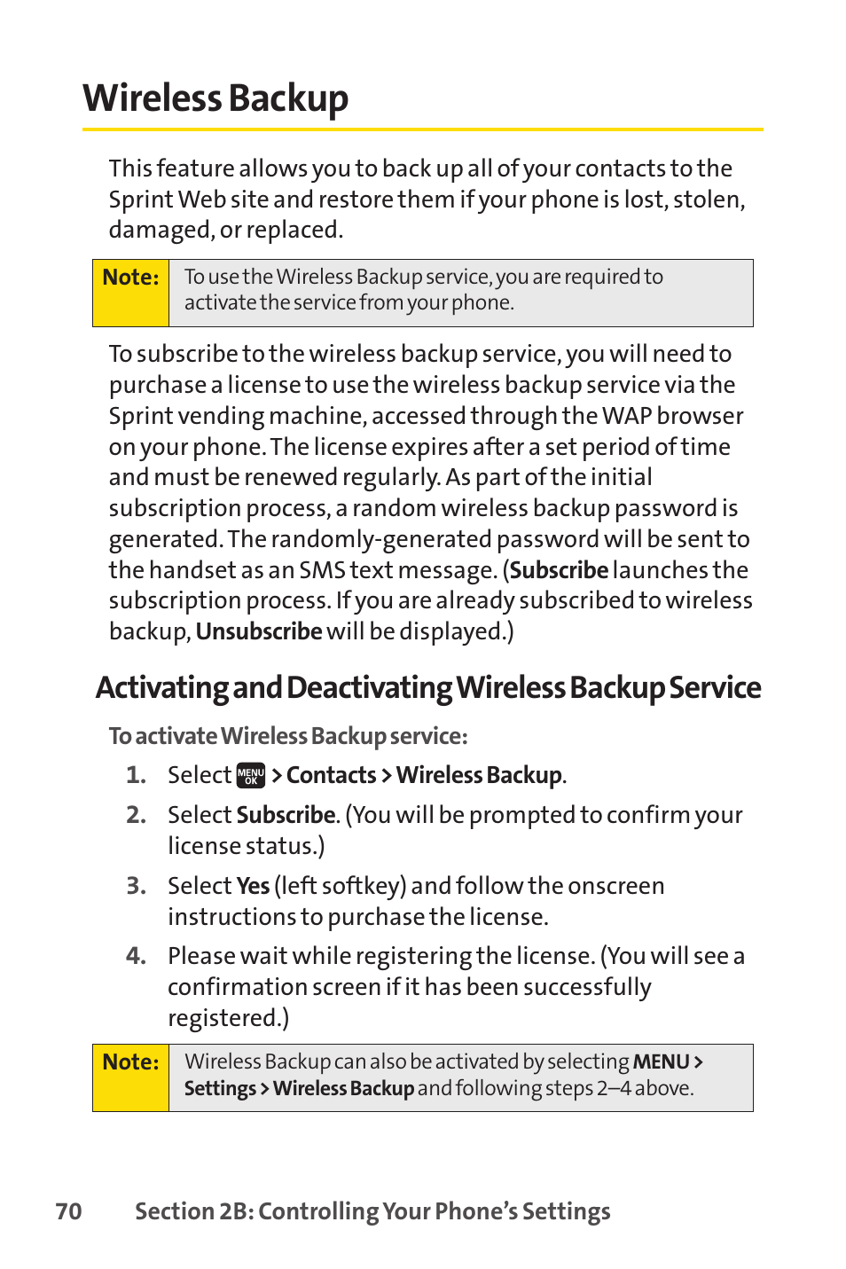 Wireless backup | Spirit M1 User Manual | Page 88 / 351