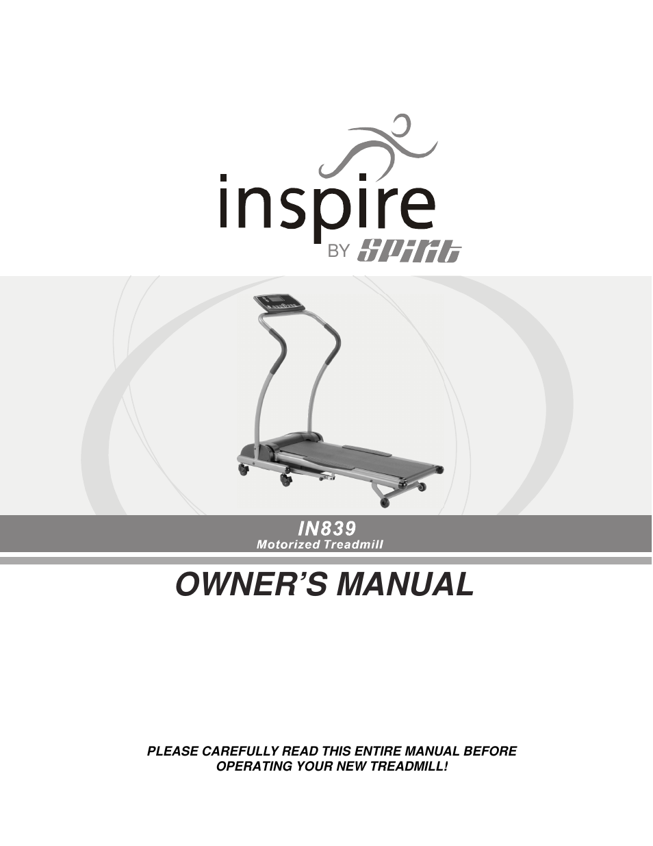 Spirit IN839 User Manual | 16 pages