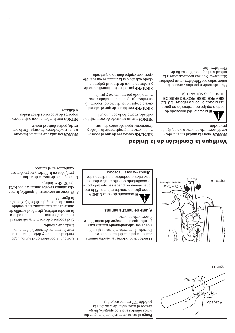 Verifique la condición de la unidad | Shindaiwa 81532 User Manual | Page 28 / 36