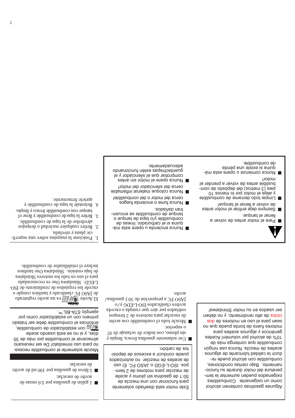 Llenando el tanque de combustible, Mezcla de combustible | Shindaiwa 81532 User Manual | Page 30 / 36