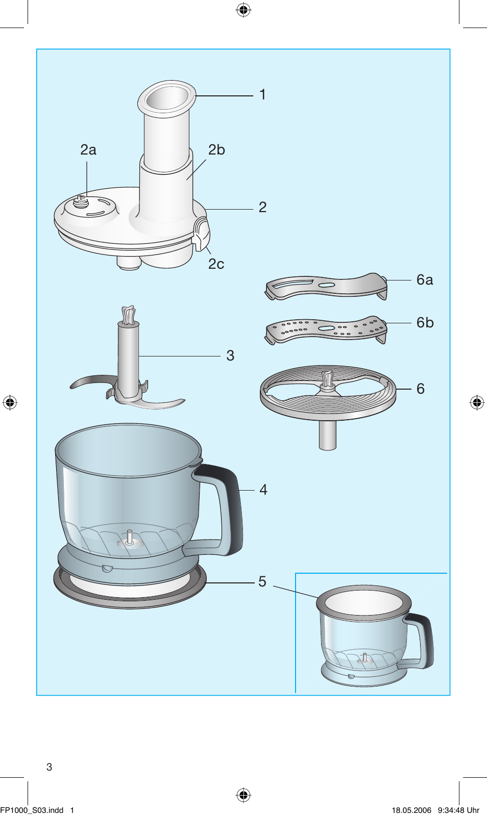 Braun Multiquick FP 1000 User Manual | Page 3 / 57