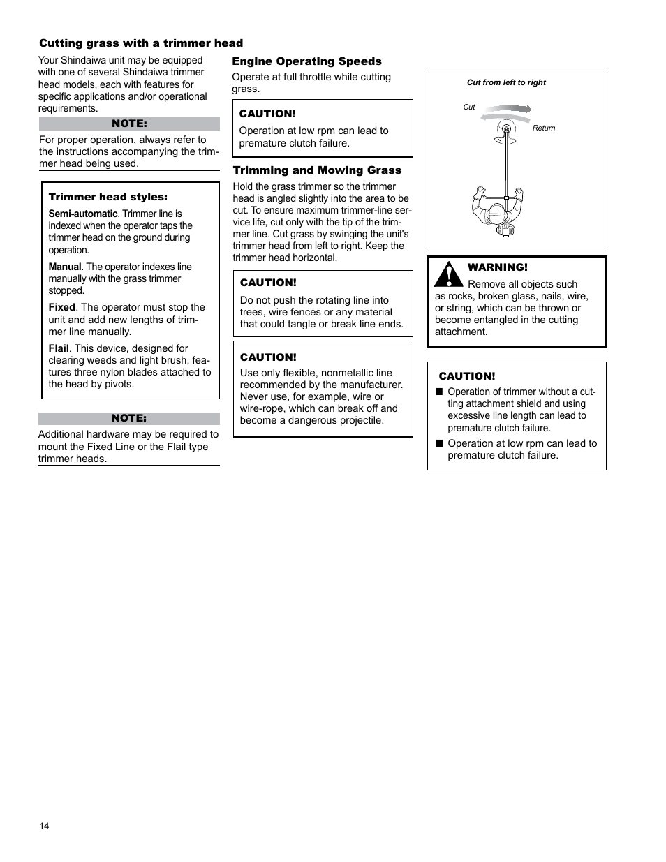 Shindaiwa C254 User Manual | Page 14 / 32