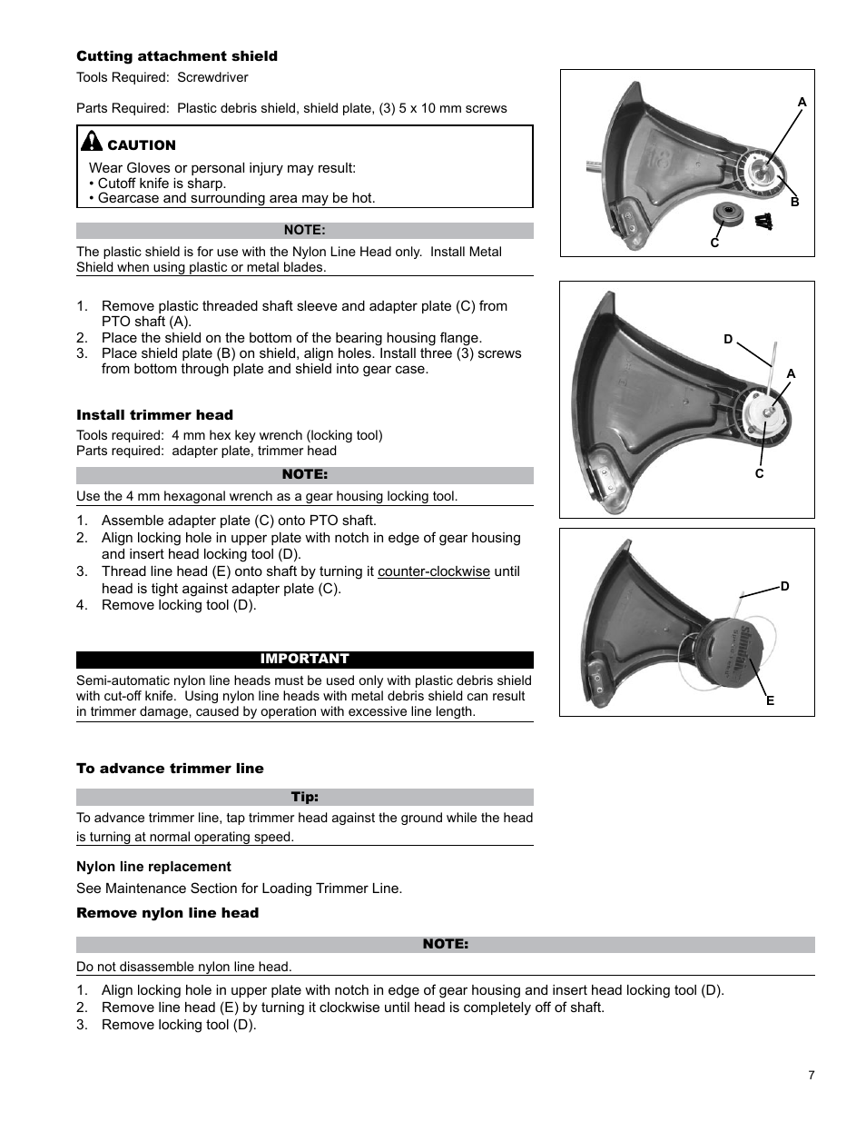 Shindaiwa C254 User Manual | Page 7 / 32