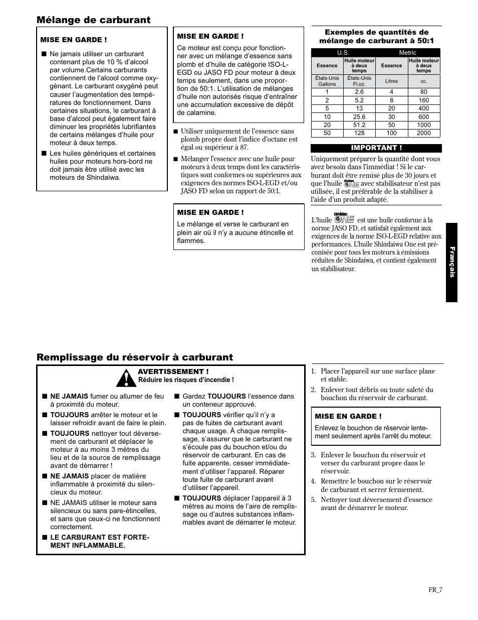 Shindaiwa 89307 User Manual | Page 47 / 60