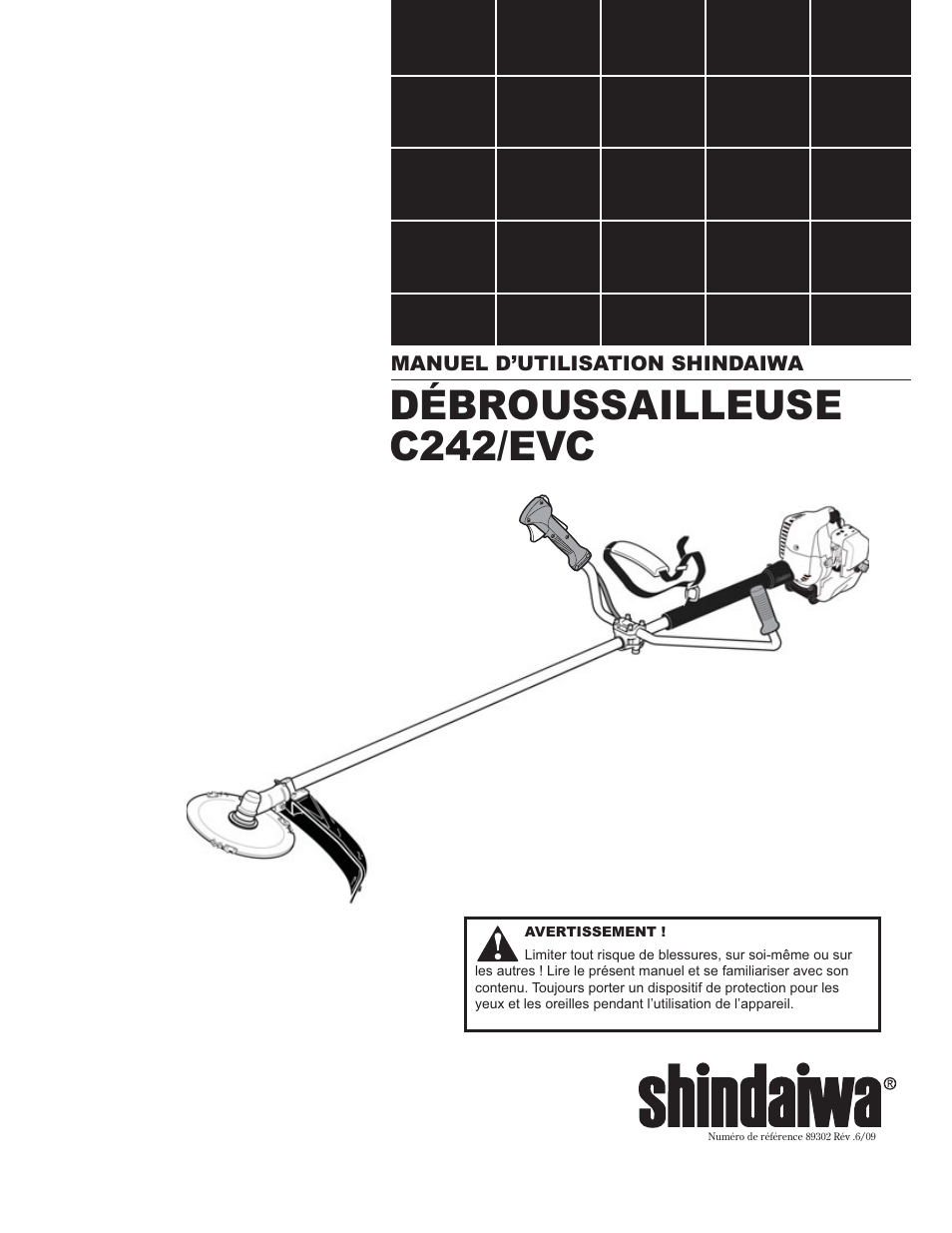 Débroussailleuse c242/evc | Shindaiwa 89302 User Manual | Page 49 / 72