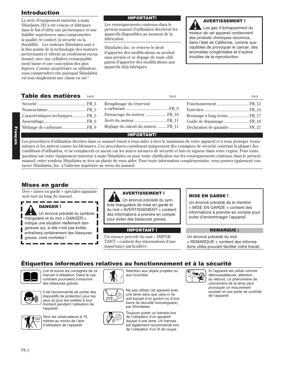 Shindaiwa 89302 User Manual | Page 50 / 72