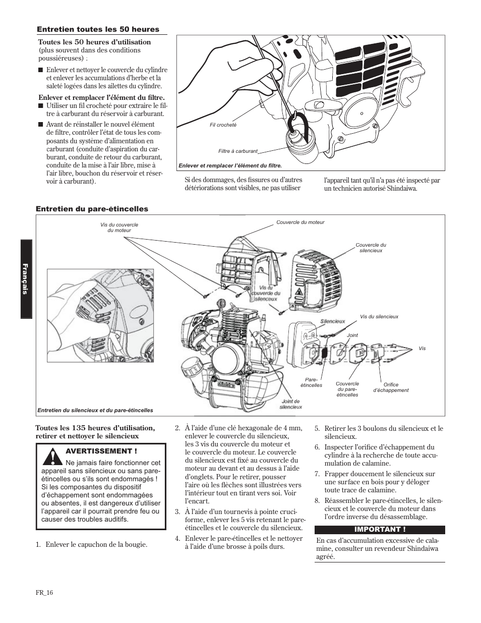 Shindaiwa 89302 User Manual | Page 64 / 72