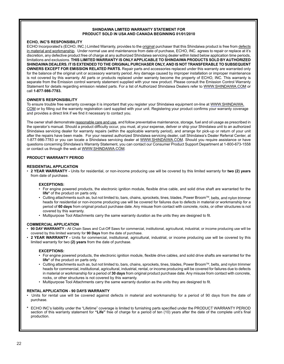 Lubrication | Shindaiwa HT231 User Manual | Page 22 / 28