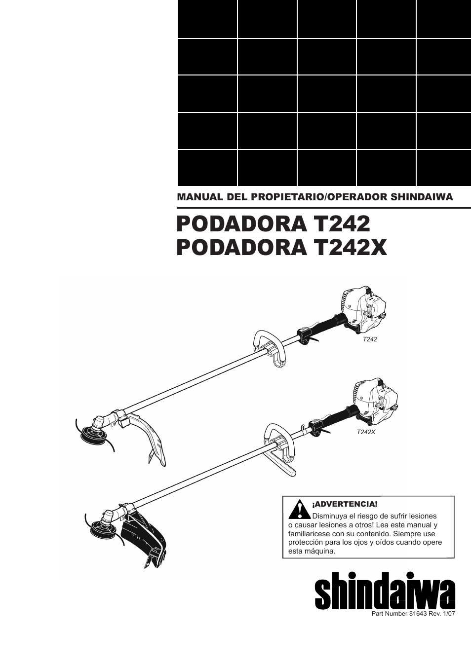 Shindaiwa 81643 User Manual | Page 21 / 60