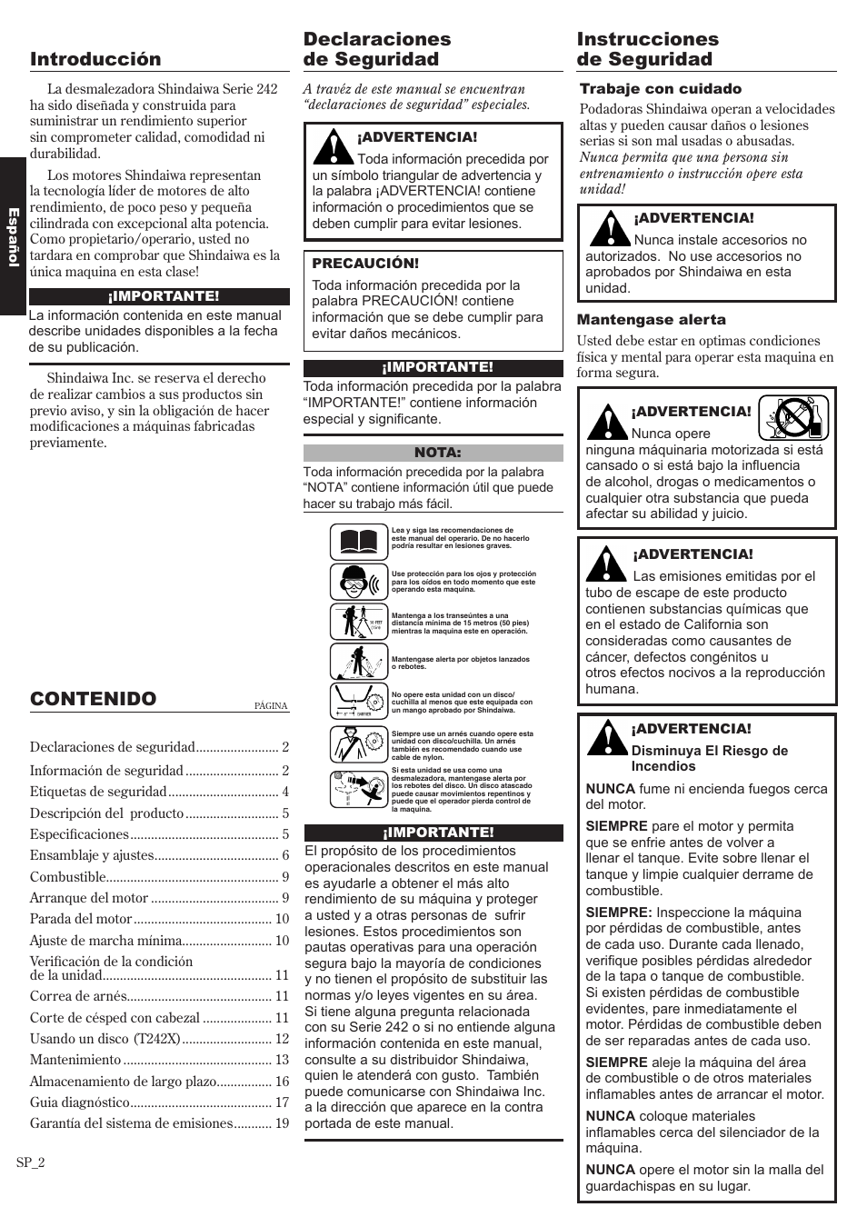 Shindaiwa 81643 User Manual | Page 22 / 60