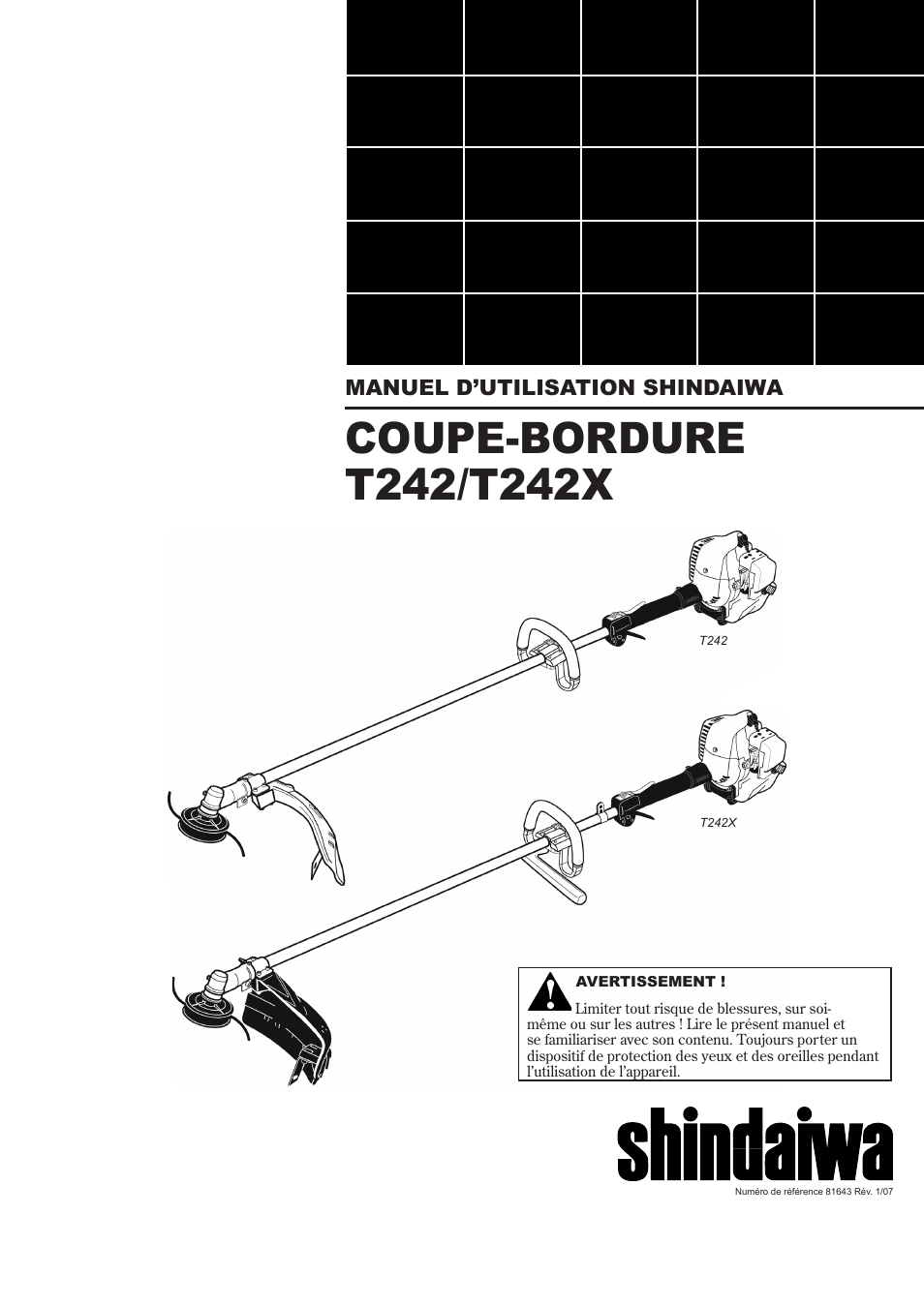 Shindaiwa 81643 User Manual | Page 41 / 60