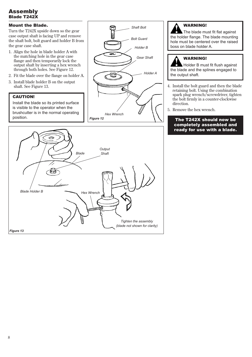 Assembly | Shindaiwa 81643 User Manual | Page 8 / 60