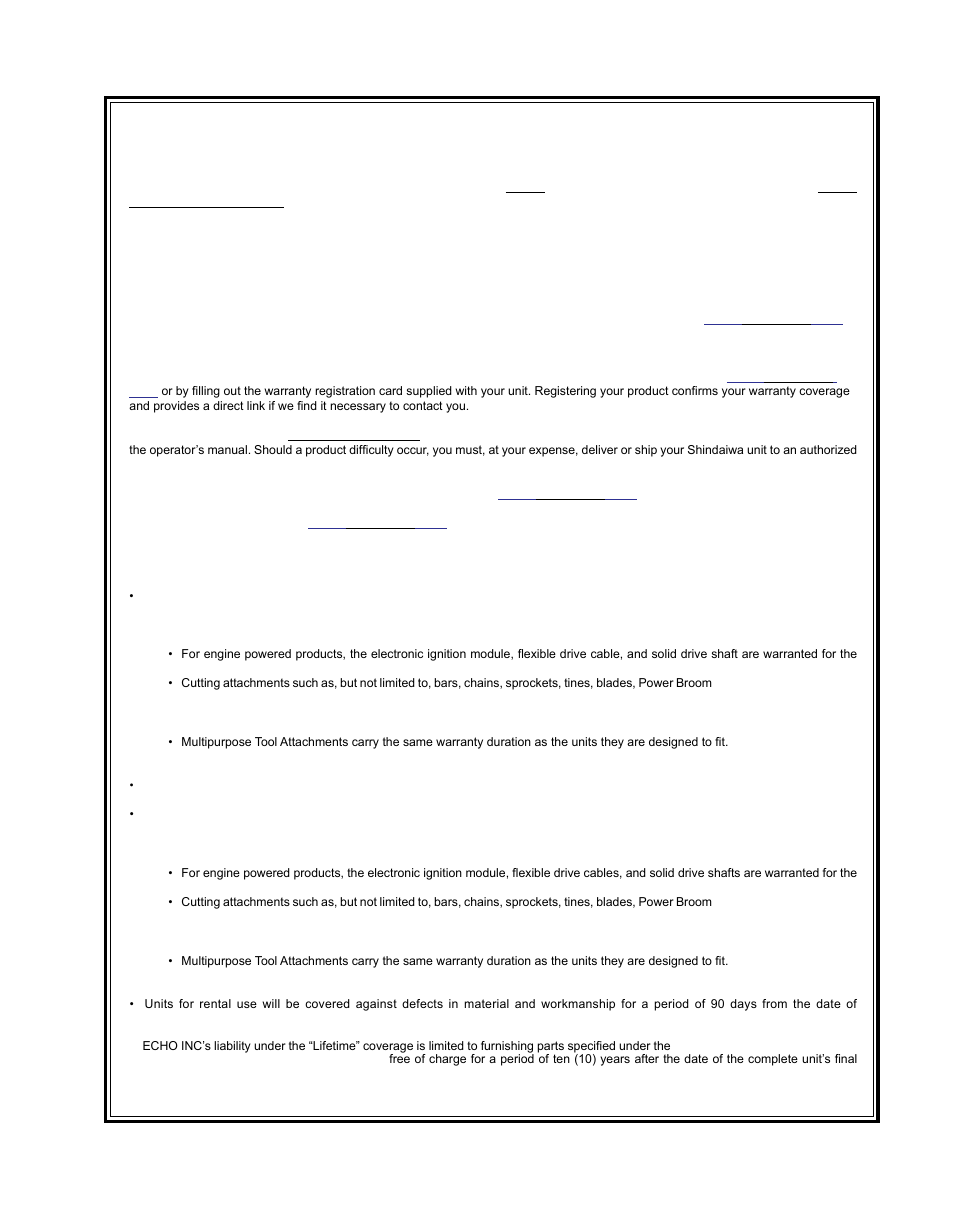 Shindaiwa 81646 User Manual | Page 19 / 48