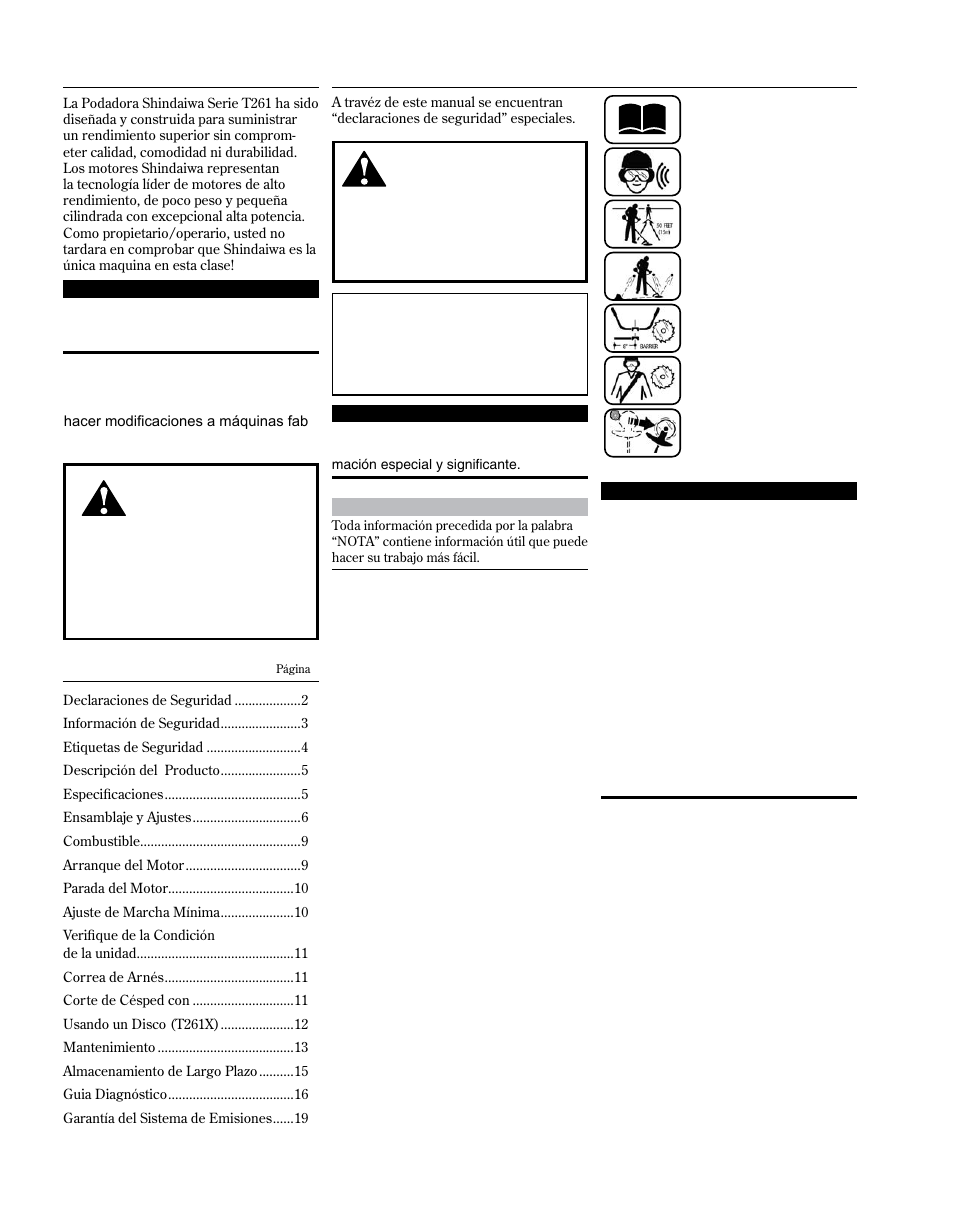 Shindaiwa 81646 User Manual | Page 26 / 48