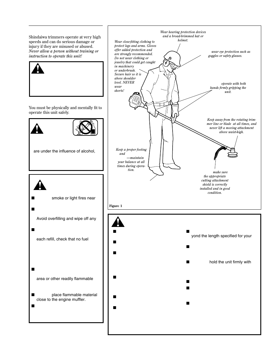 Safety | Shindaiwa 81646 User Manual | Page 3 / 48