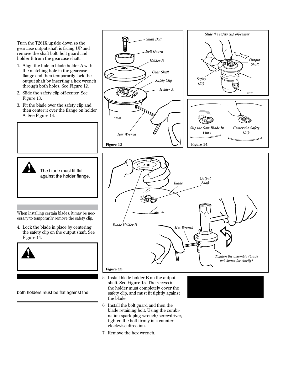 Description, Assembly: blade t261x | Shindaiwa 81646 User Manual | Page 8 / 48